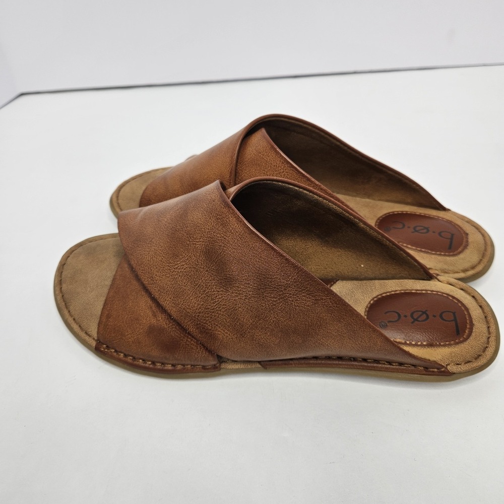 Born Concept B.O.C. Size 10 Brown Slip On Sandals - Picture 4 of 9
